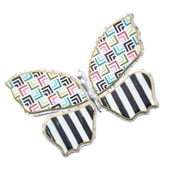 Set of 3 Mackenzie Childs Always Flowers S M L Outdoor Butterfly Wall Decor New - Picture 5 of 5